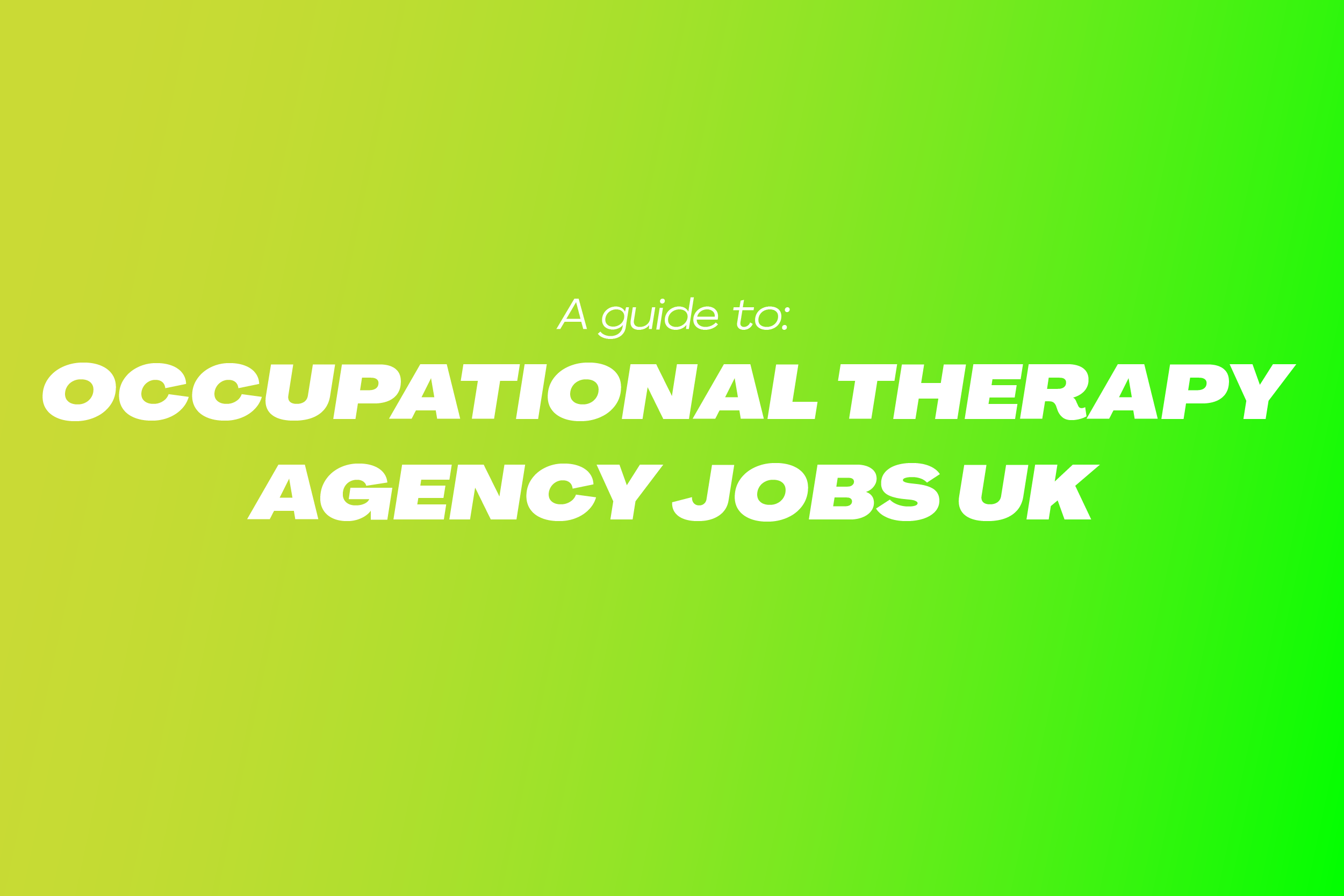 View Occupational Therapy Agency Jobs UK: The 2026 Career Guide